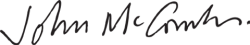 John McCombs Signature